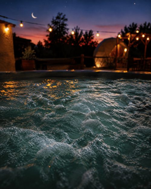 jacuzzi moonglampping